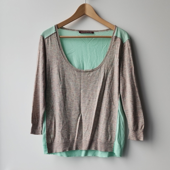 Comptoir des Cotonniers Fine Knit Rainbow Melange Sweater - Picture 1 of 8